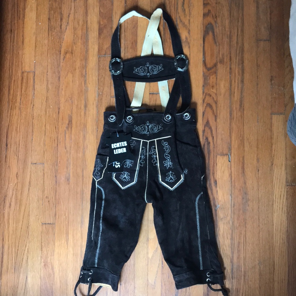 German Lederhosen boys aprox size 3t